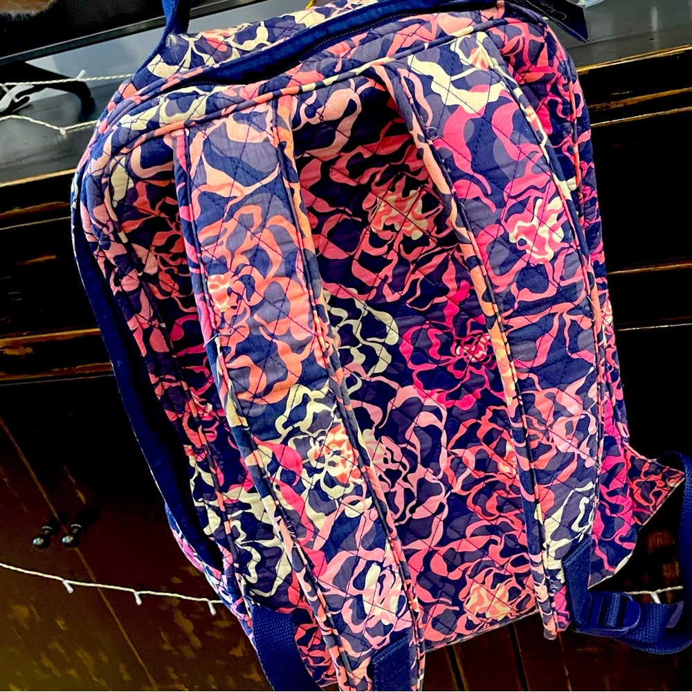 Vera Bradley Quilted Floral Backpack - Picture 4 of 9
